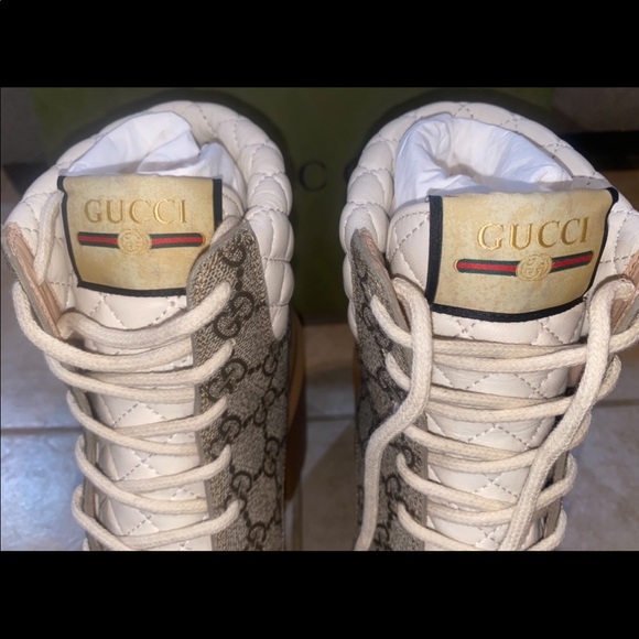 Authentic Gucci Womens GG Ankle Boot Size 39 - Picture 10 of 12